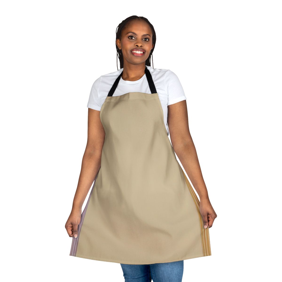 Apron featuring abstract painting by modernist artist Gene Davis