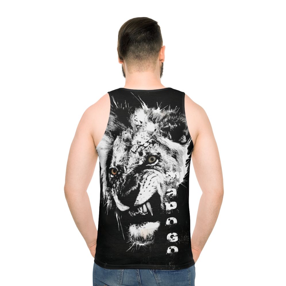 Mr T Mapogo Sabi Sands Lion on Unisex Tank Top