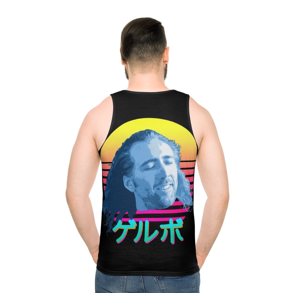 Nicolas Cage 80s Retro Unisex Tank Top