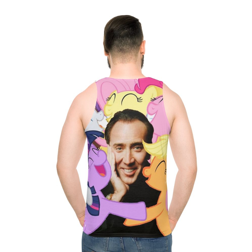 Nicolas Cage My Little Pony Unisex Tank Top