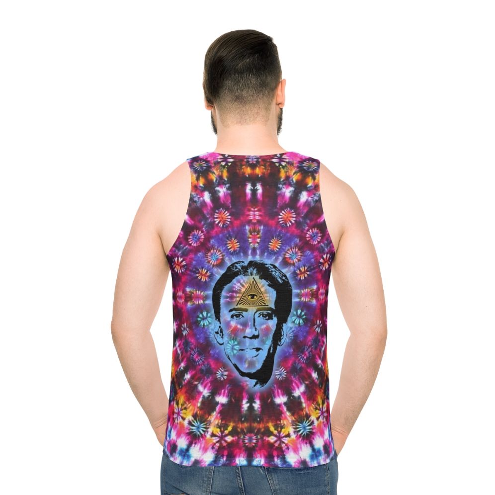 Nicolas Cage Tie Dye Shambhala Unisex Tank Top