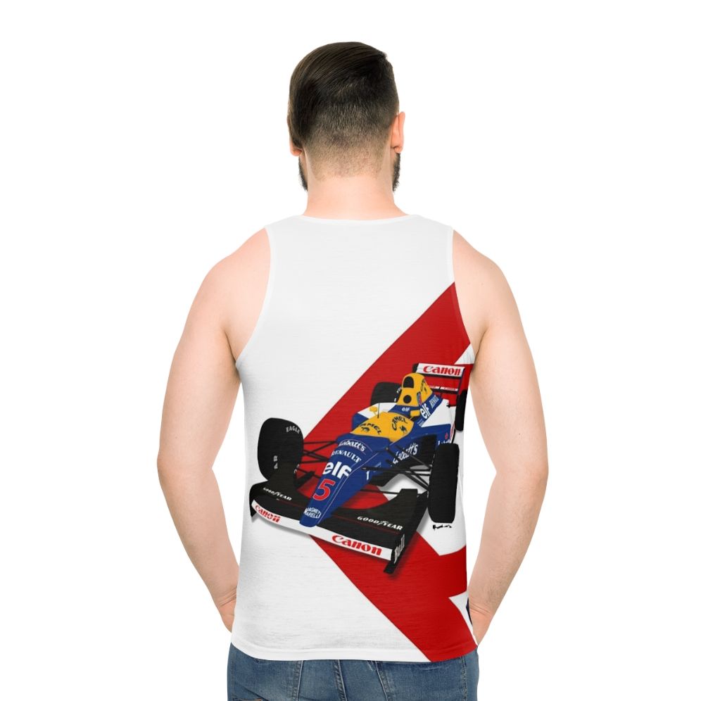 Nigel Mansell Williams Renault FW14B Unisex Tank Top