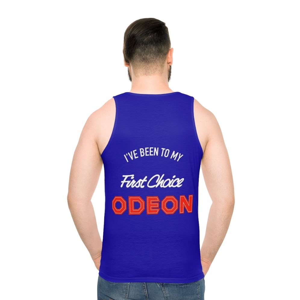 Odeon cinema movie theater logo retro unisex tank top