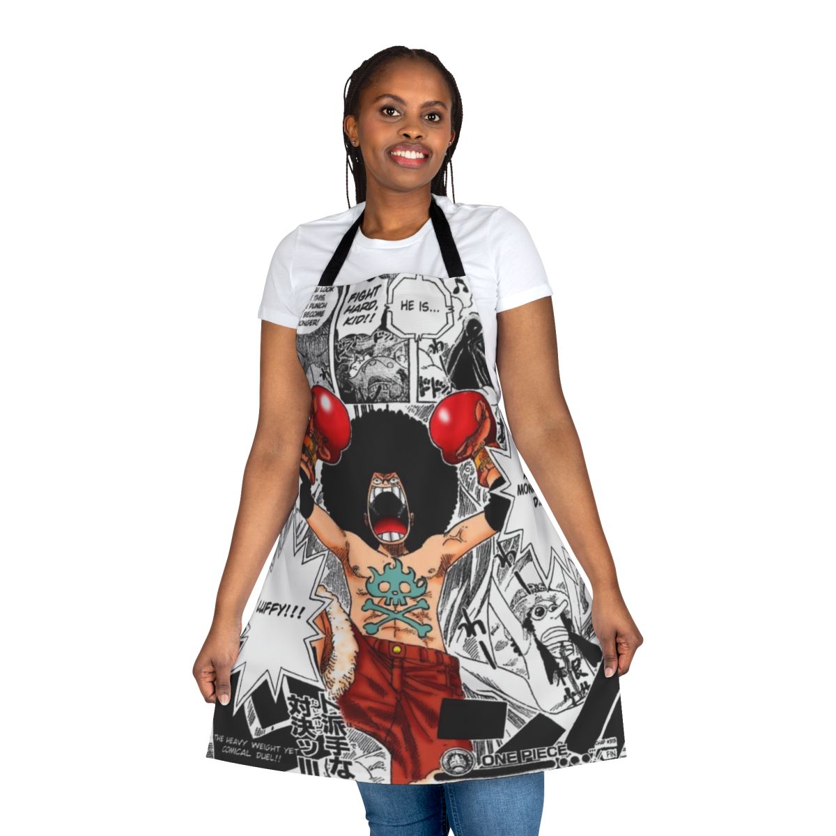 One Piece Luffy Inspired Apron