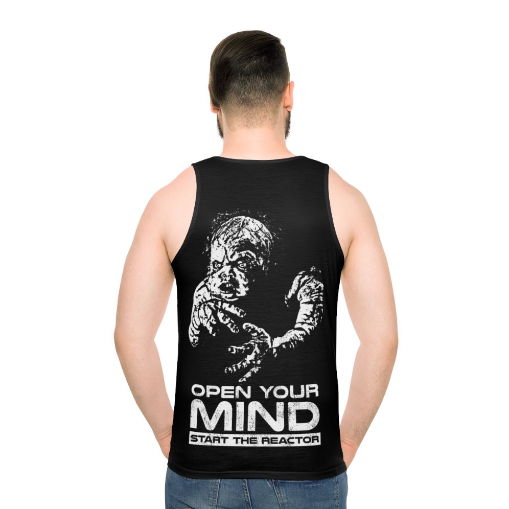 Unisex "Open Your Mind" tank top inspired by 90s sci-fi movies