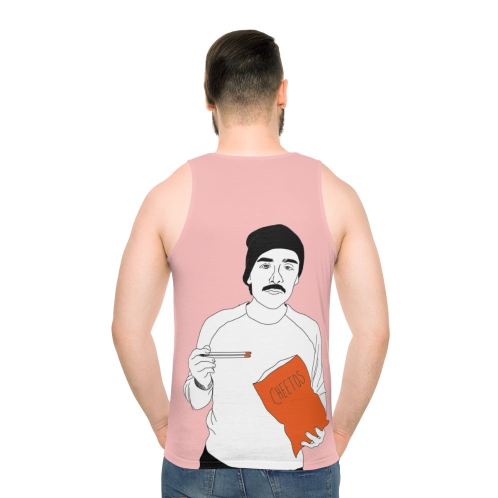 Oscar Isaac Eating Cheetos With Chopsticks Unisex Tank Top