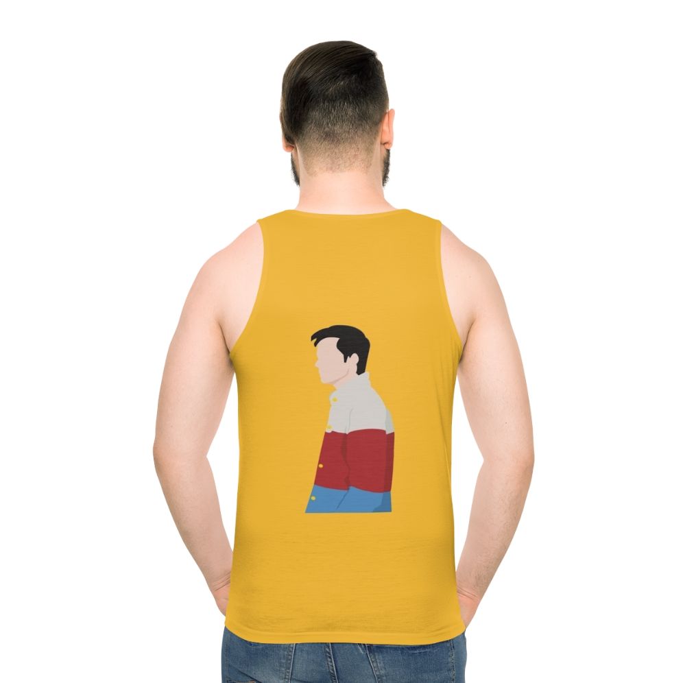 Otis Milburn from the Netflix series Sex Education featured on a unisex tank top