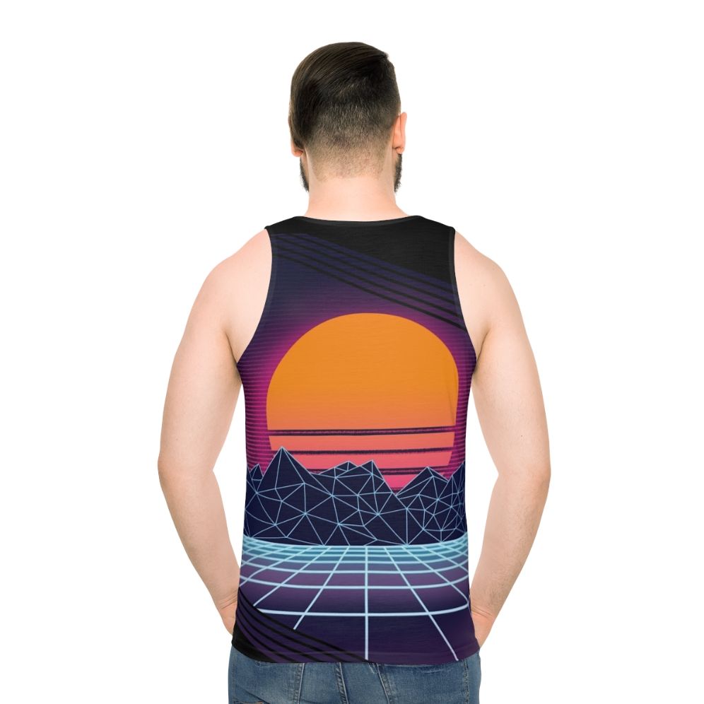 Outrun Sunset Unisex Tank Top