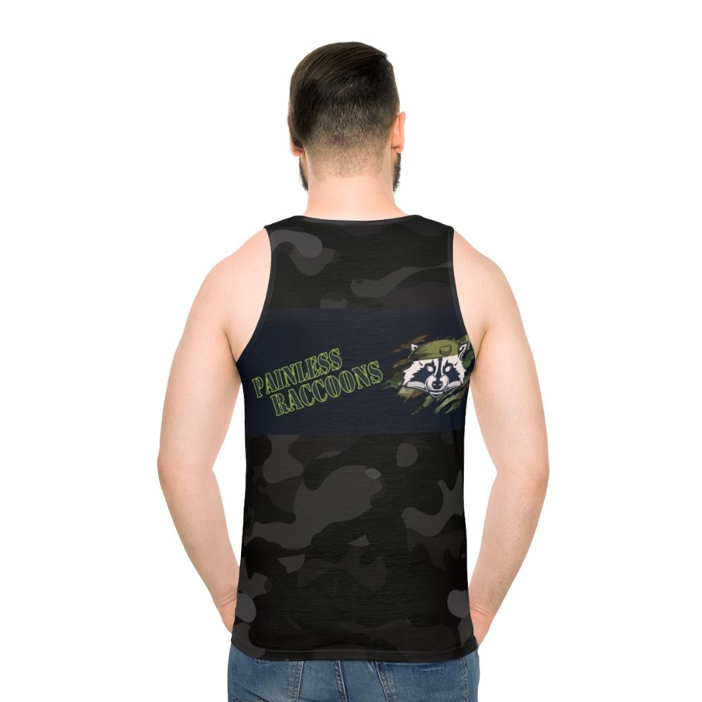 Painless Raccoon Running Unisex Tank Top