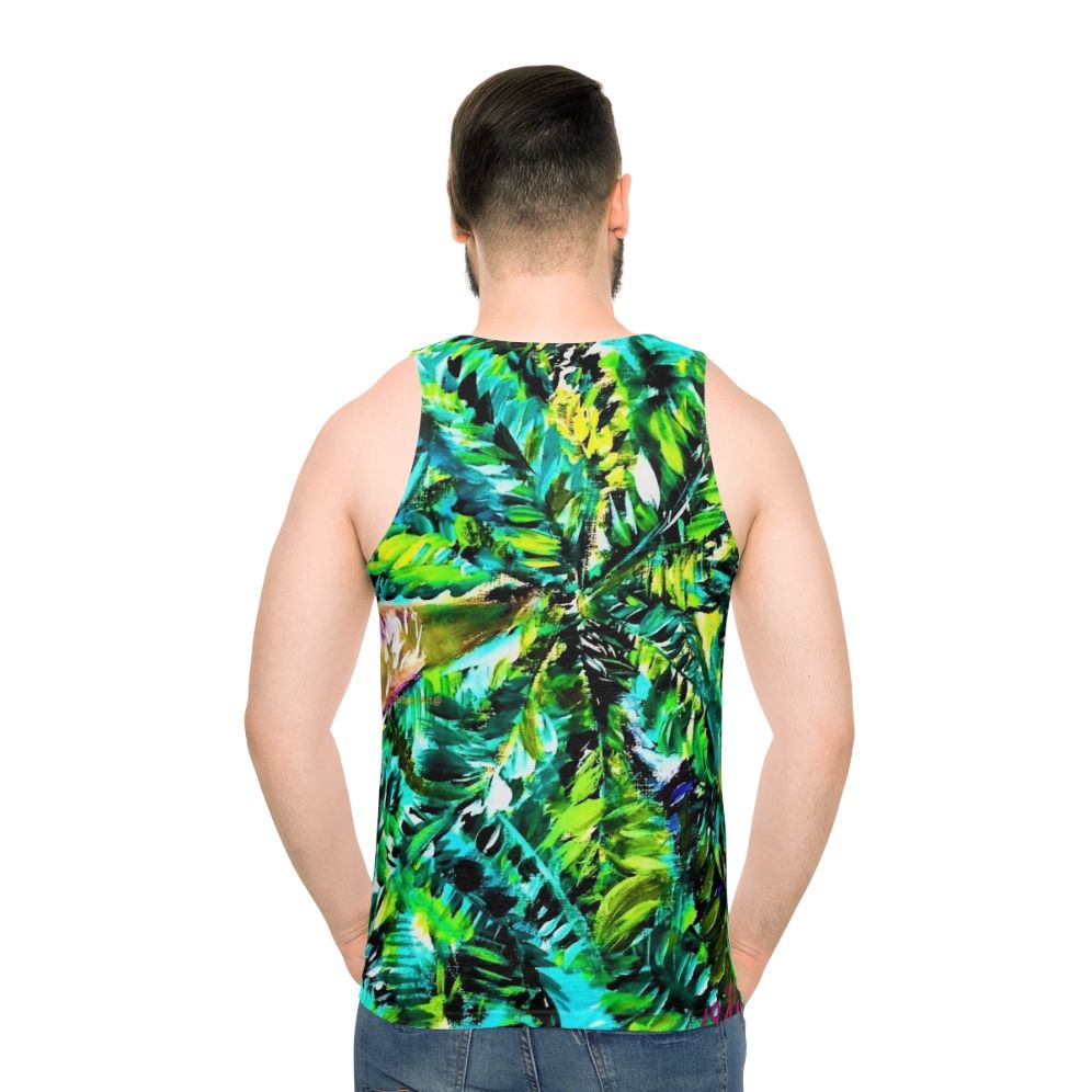 Palm trees unisex tank top