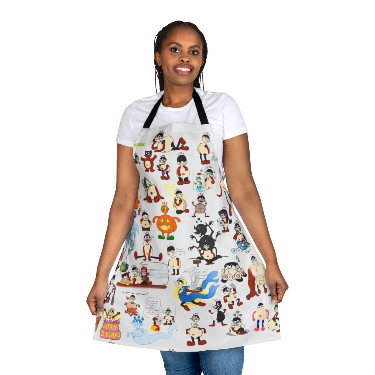 Apron featuring characters from the Parade of Baricans