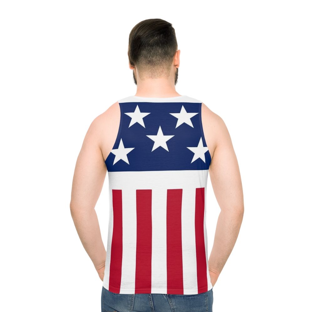 Patriotic stars and stripes unisex tank top