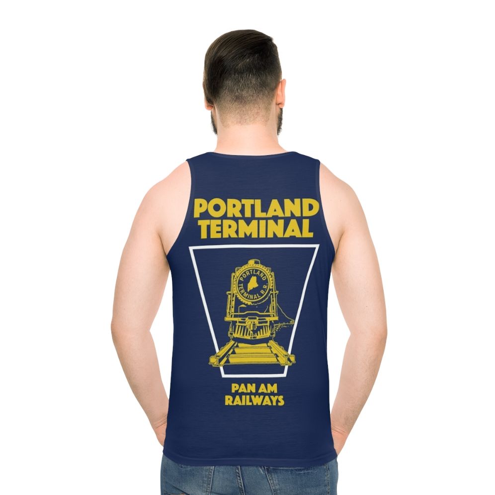 Portland Terminal Train Emblem Unisex Tank Top