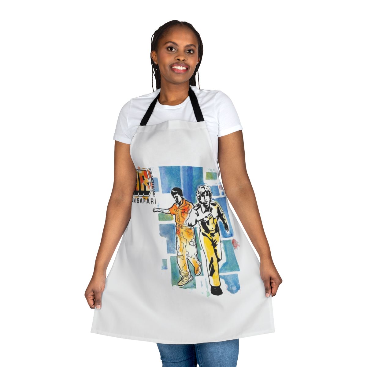 Psychedelic Moon Safari Apron featuring the album artwork of the iconic Air band