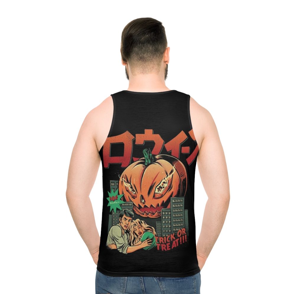 Pumpkinzilla Retro Unisex Tank Top