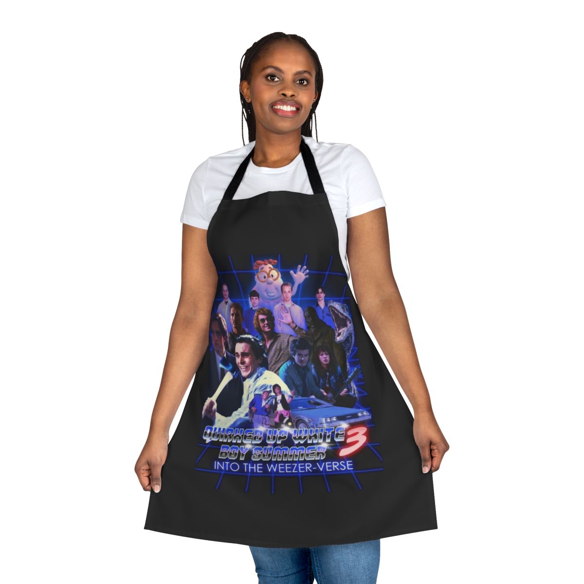 Quirky and humorous "White Boy Summer" inspired apron for men