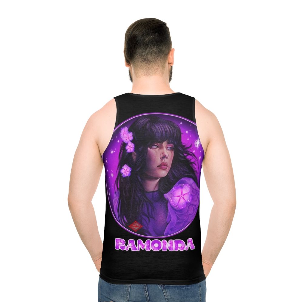 Ramonda Unisex Purple Tank Top