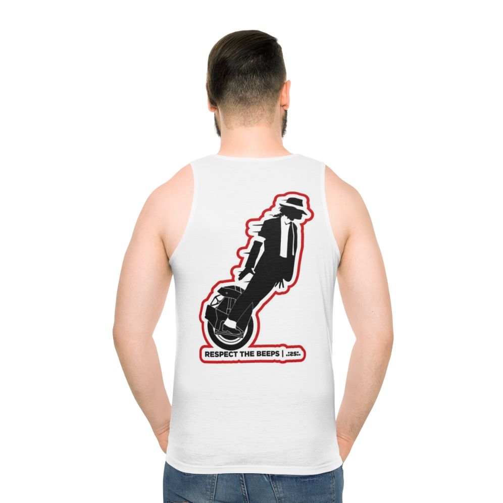 Respect The Beeps Unisex Tank Top for Monowheels and Micromobility
