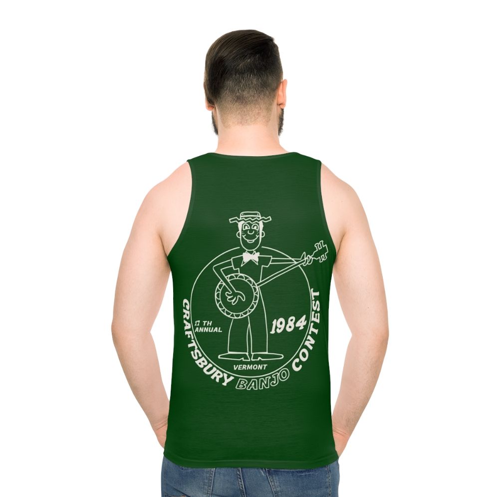 Retro 1984 Craftsbury Banjo Contest Unisex Tank Top