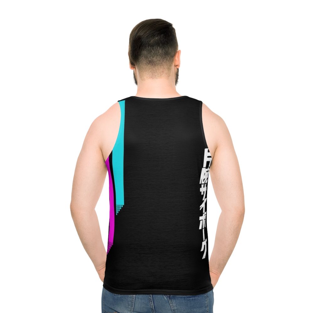 Retro 80s vaporwave aesthetic unisex tank top