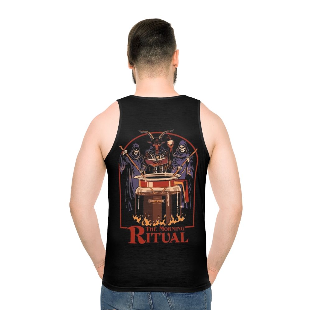 Retro Caffeine Ritual Unisex Tank Top