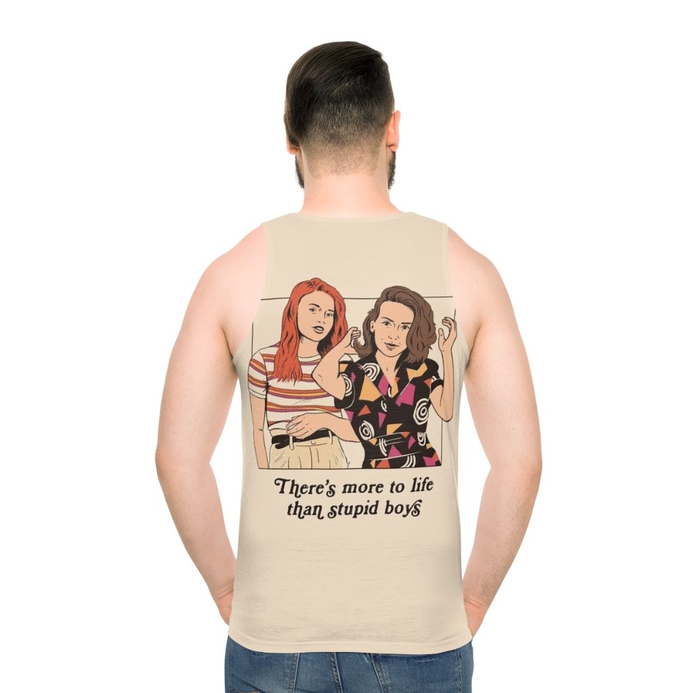 Retro feminist stranger things max unisex tank top