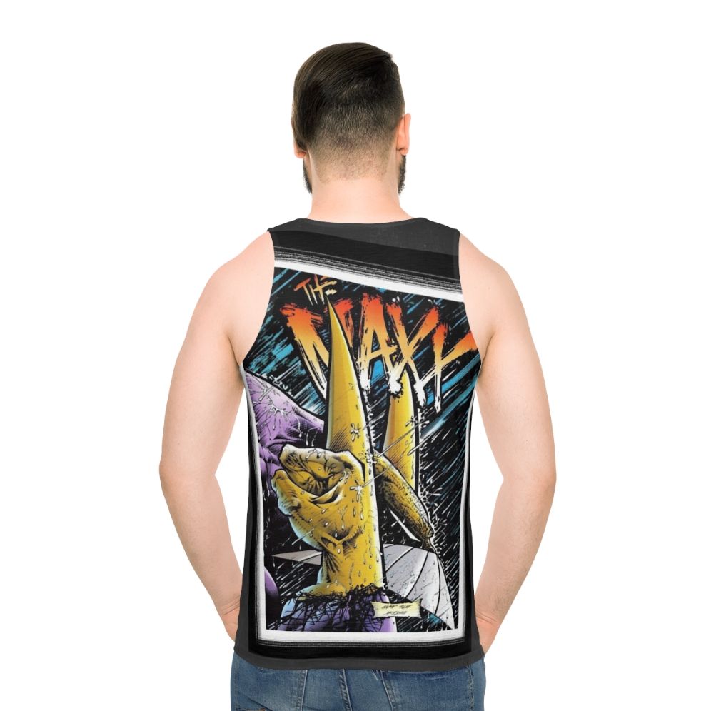 Retro graphic unisex tank top