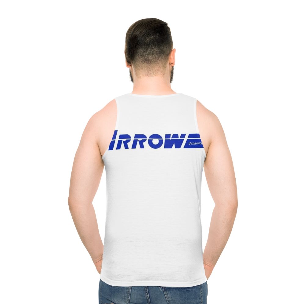 Retro "Legacy Of Arrow" Blue Unisex Tank Top