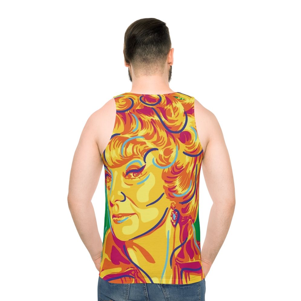 Retro pop art unisex tank top featuring Bewitched design