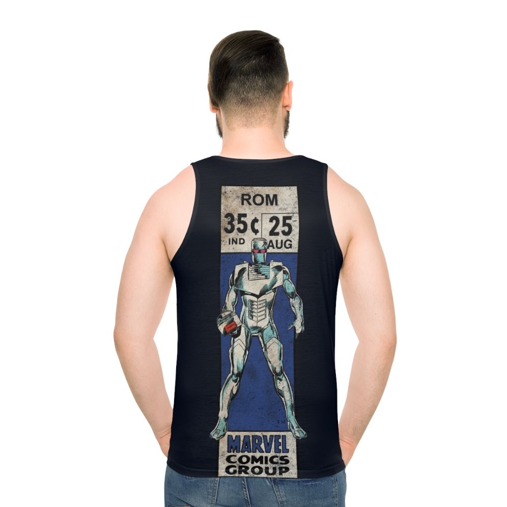 Retro Spaceknight Comics Unisex Tank Top