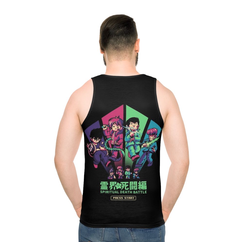 Retro spiritual battle unisex tank top