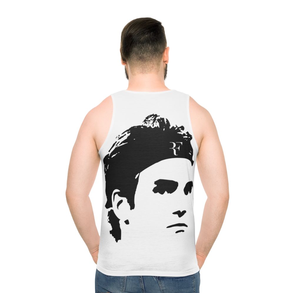 RF Face Unisex Tank Top with Roger Federer Tennis Logo