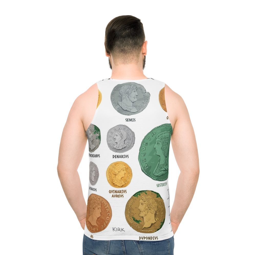 Roman Imperial Coin Chart Unisex Tank Top