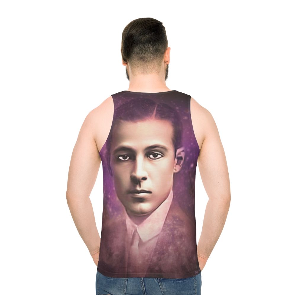 Rudolph Valentino 1920s unisex tank top