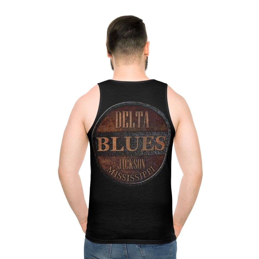 Rusty Delta Blues Unisex Music Festival Tank Top