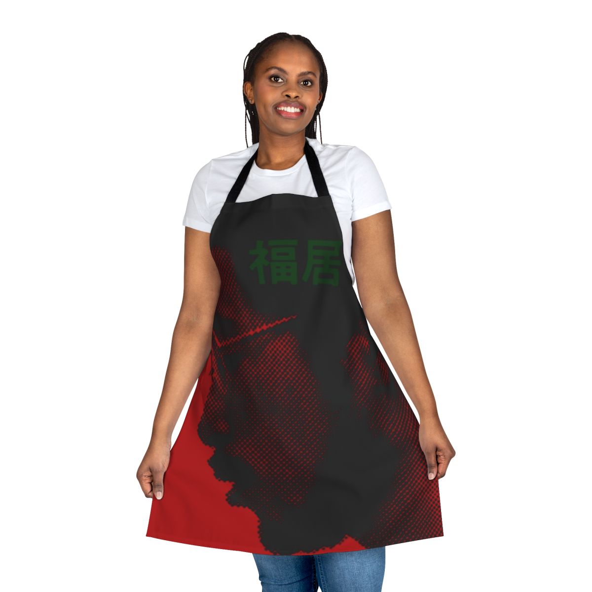 Ryo Fukui Inspired Scenery Apron with Japanese Jazz Piano Music Artwork