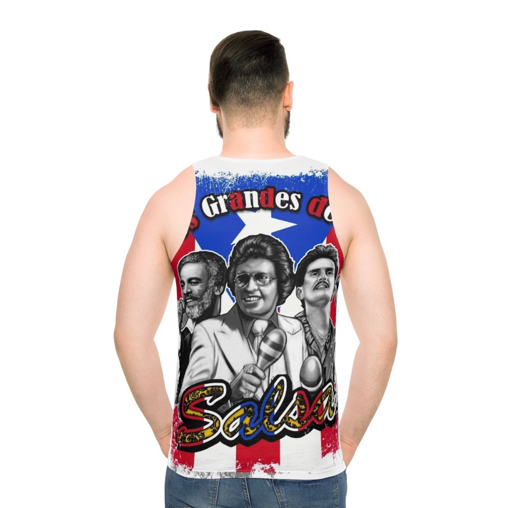 Salsa music unisex tank top