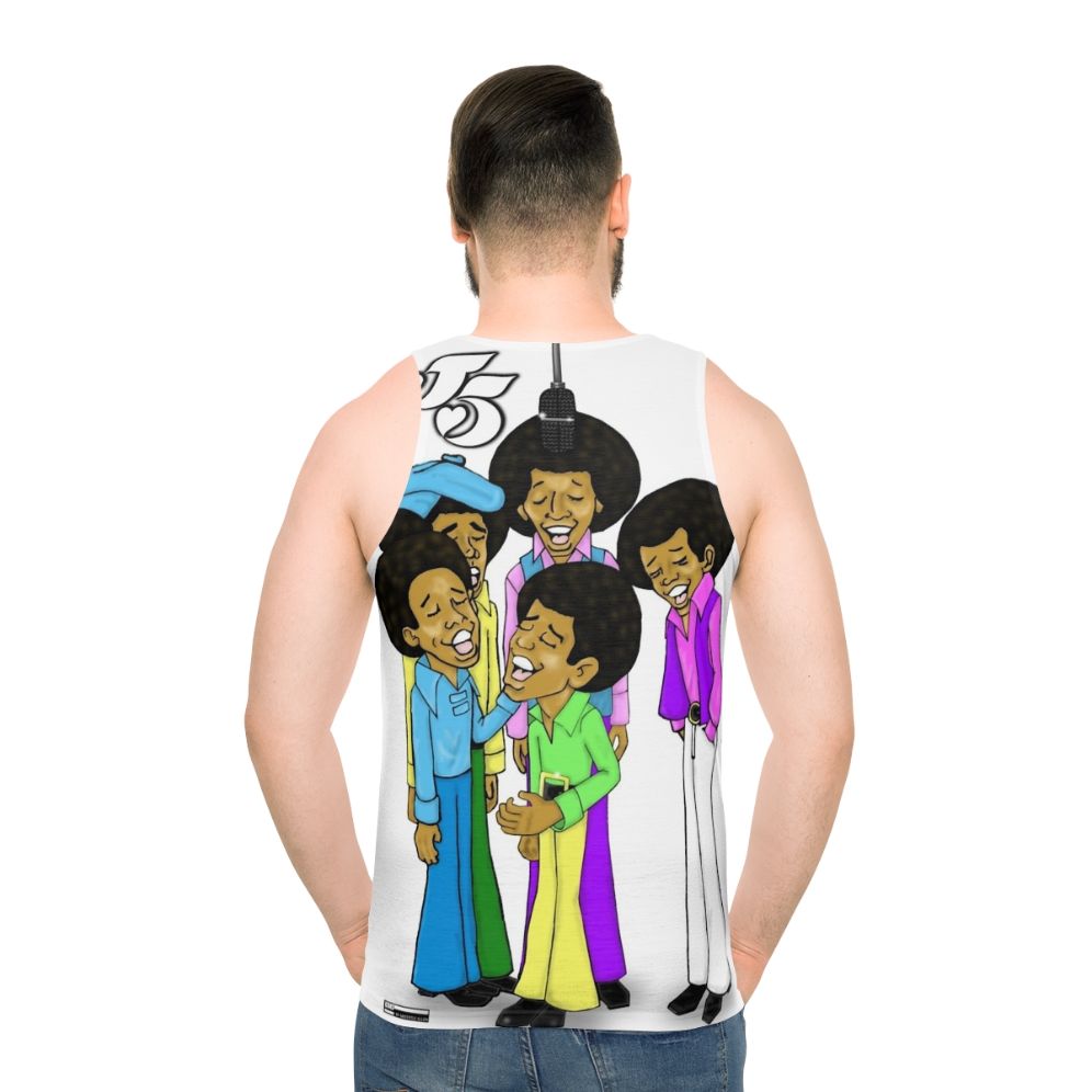 Saturday Mornings Unisex 1970s Jackson Five Graphic Tank Top