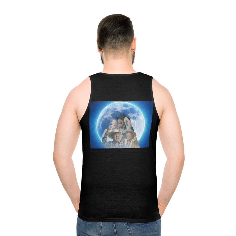 Screaming Cowboy Meme Unisex Tank Top