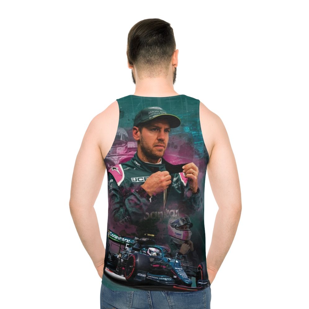 Sebastian Vettel Unisex Formula 1 Racing Tank Top