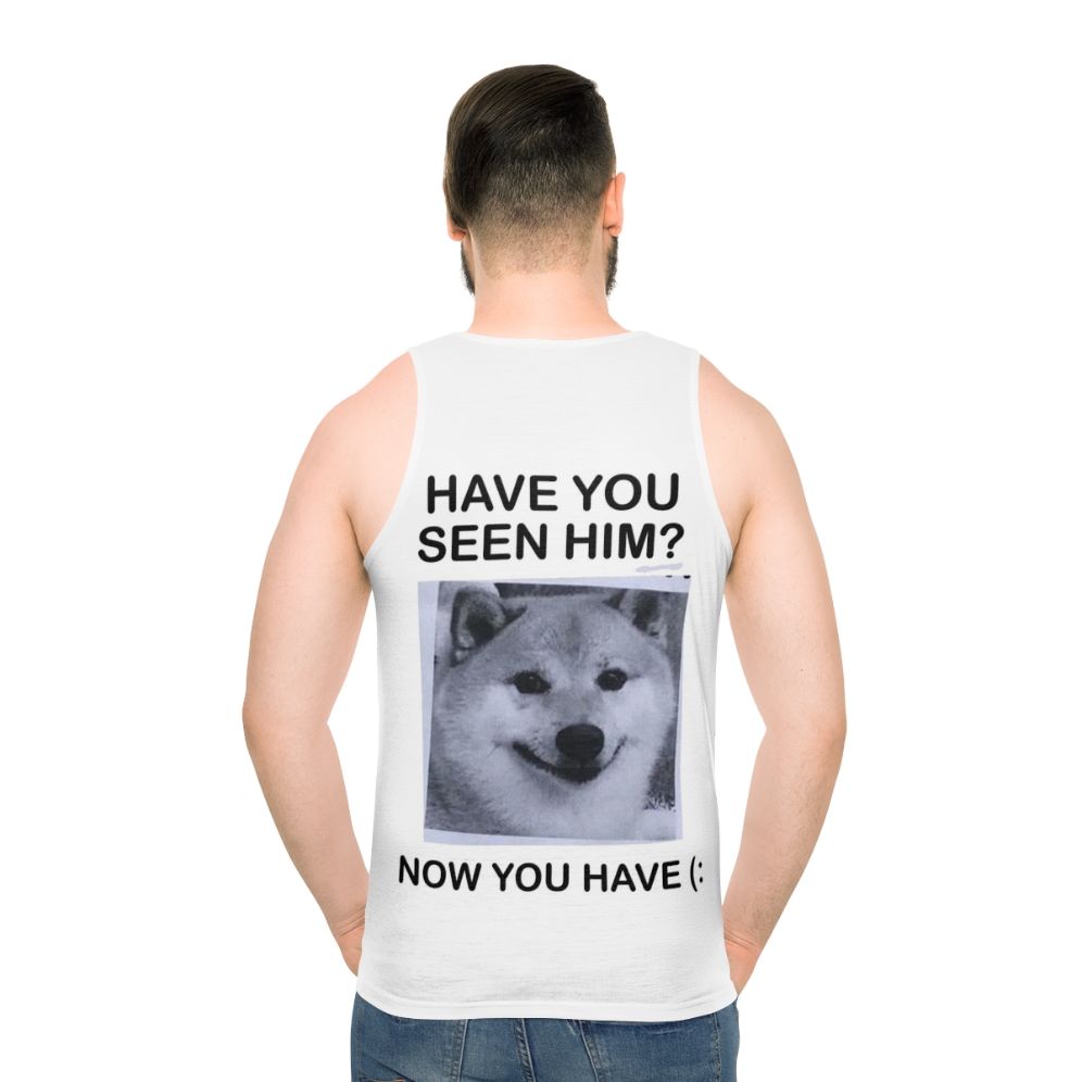 Shiba Inu meme unisex tank top