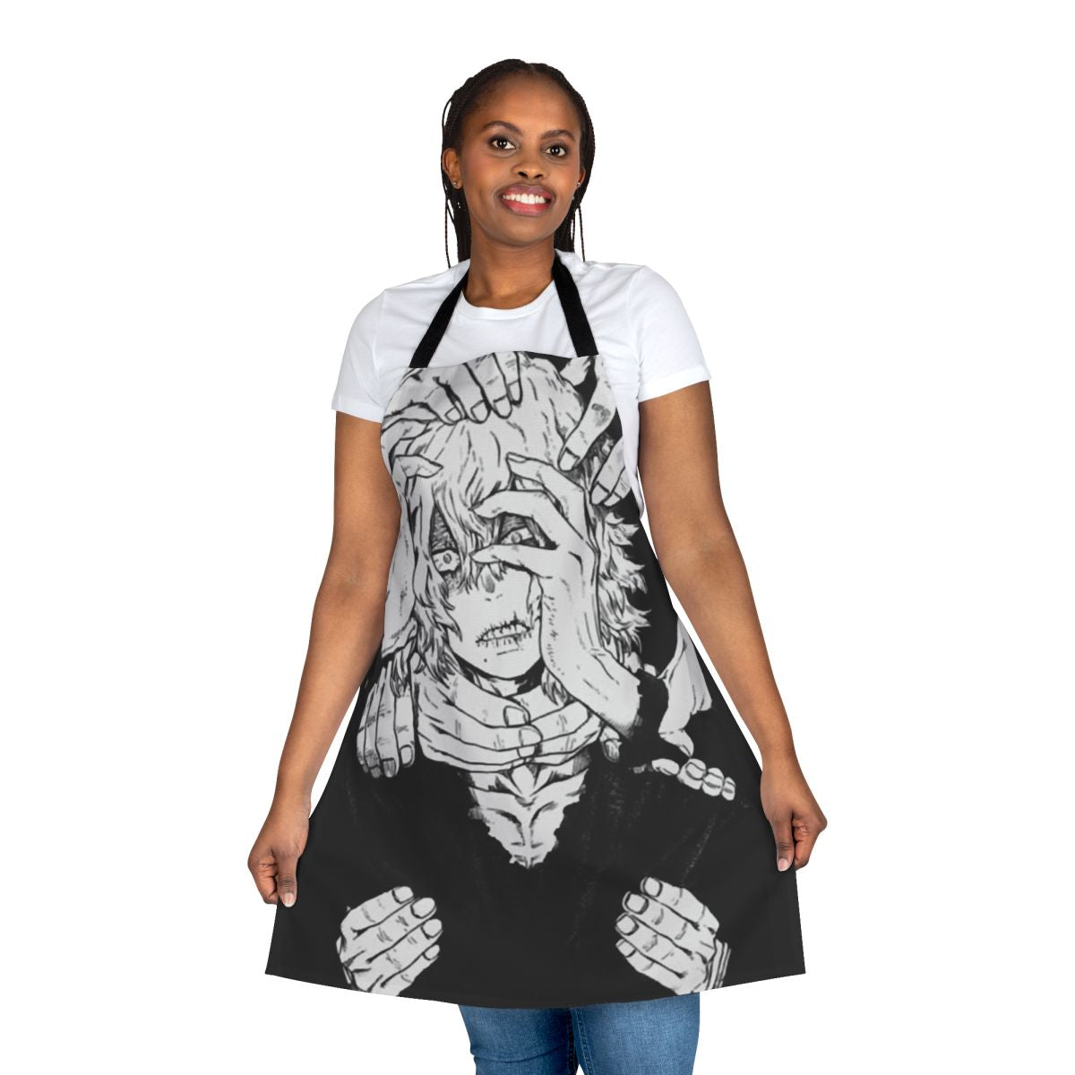 Shiggy-Inspired Classic T-Shirt Apron with Adjustable Neck and Waist Straps