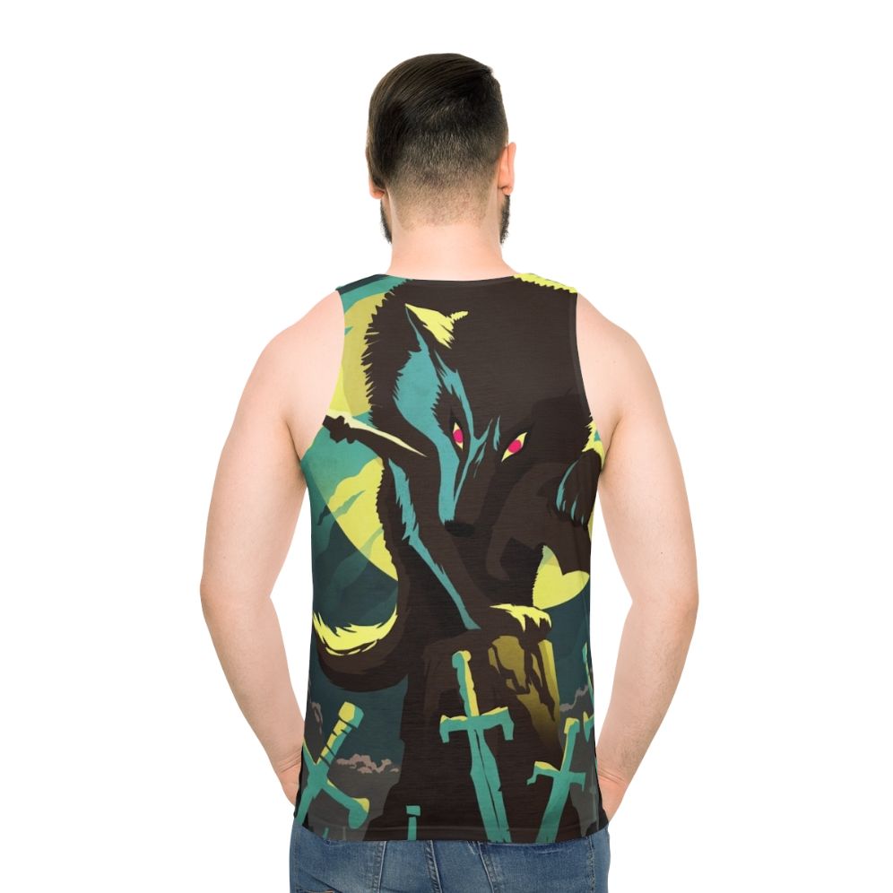 Sif the Great Grey Wolf Dark Souls Unisex Tank Top