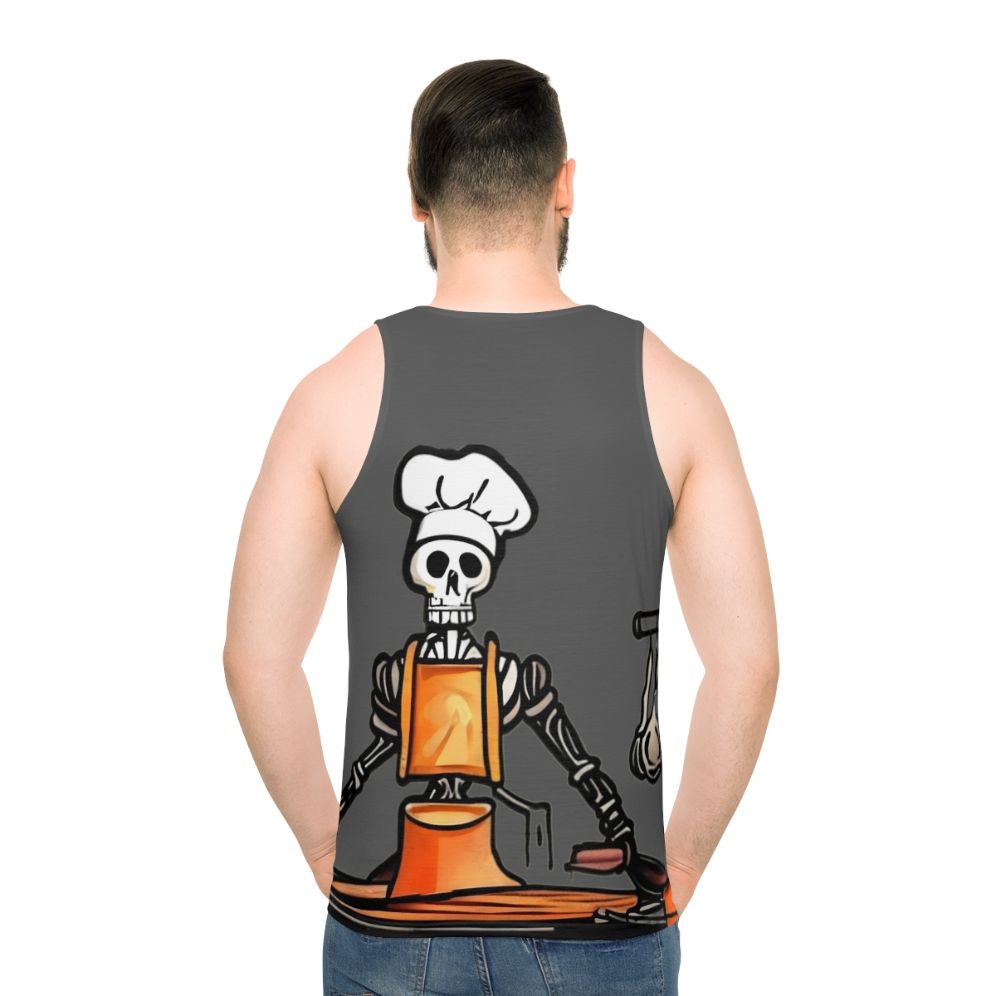 Skeleton Chef Unisex Graphic Tank Top
