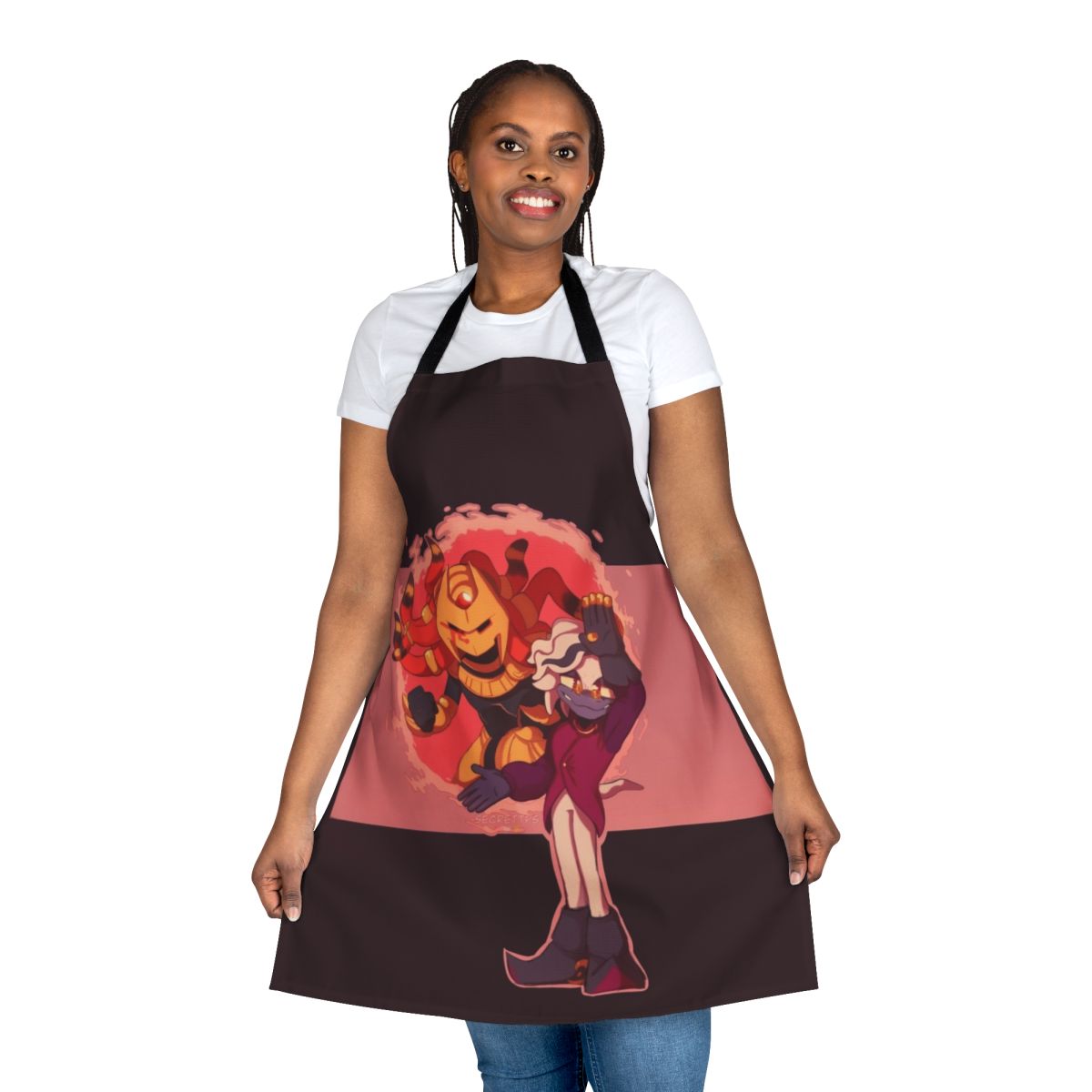 Sonic-themed apron featuring Enerjak and Starline characters from IDW Sonic comics