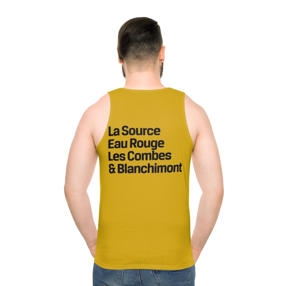 Unisex Spa Francorchamps Corners Formula 1 Tank Top