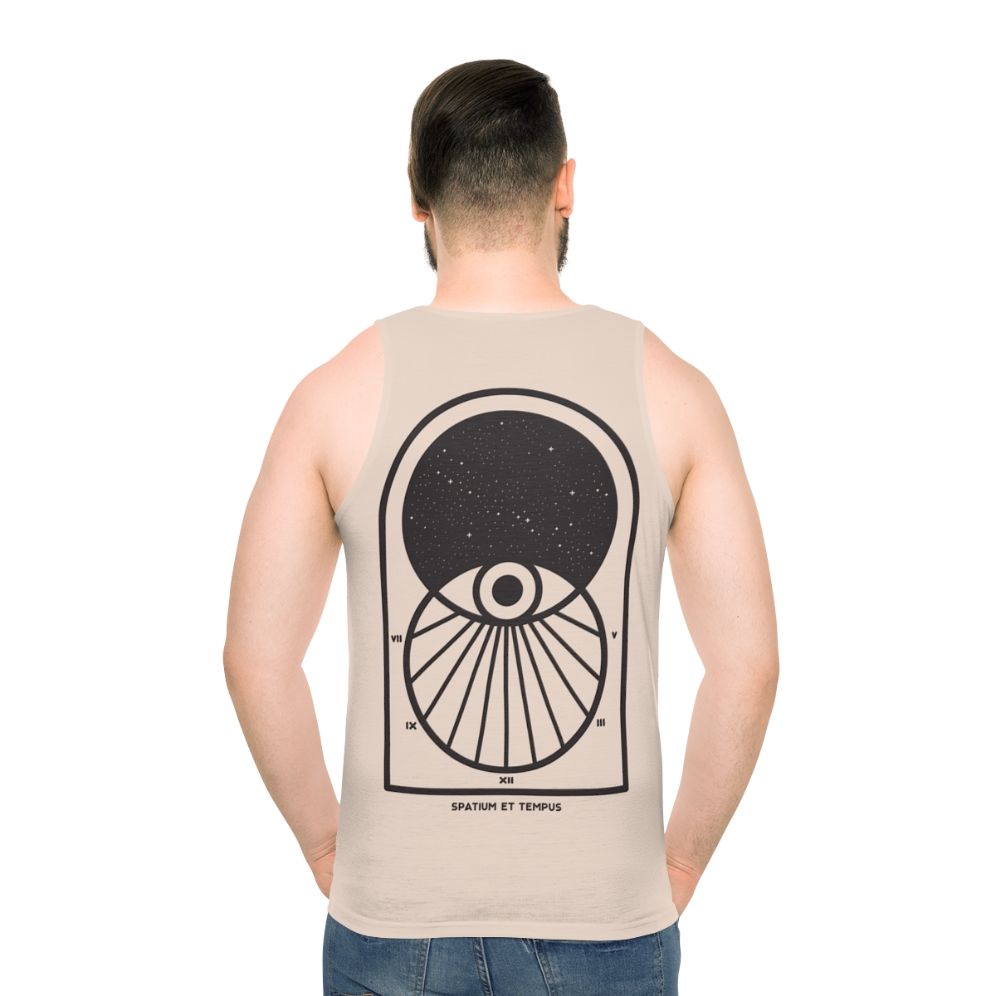 Unisex Space and Time Graphic Tank Top
