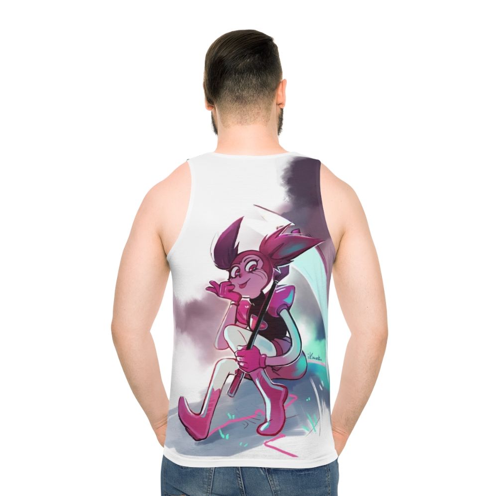Spinel Unisex Tank Top featuring the pink gemstone character from Steven Universe