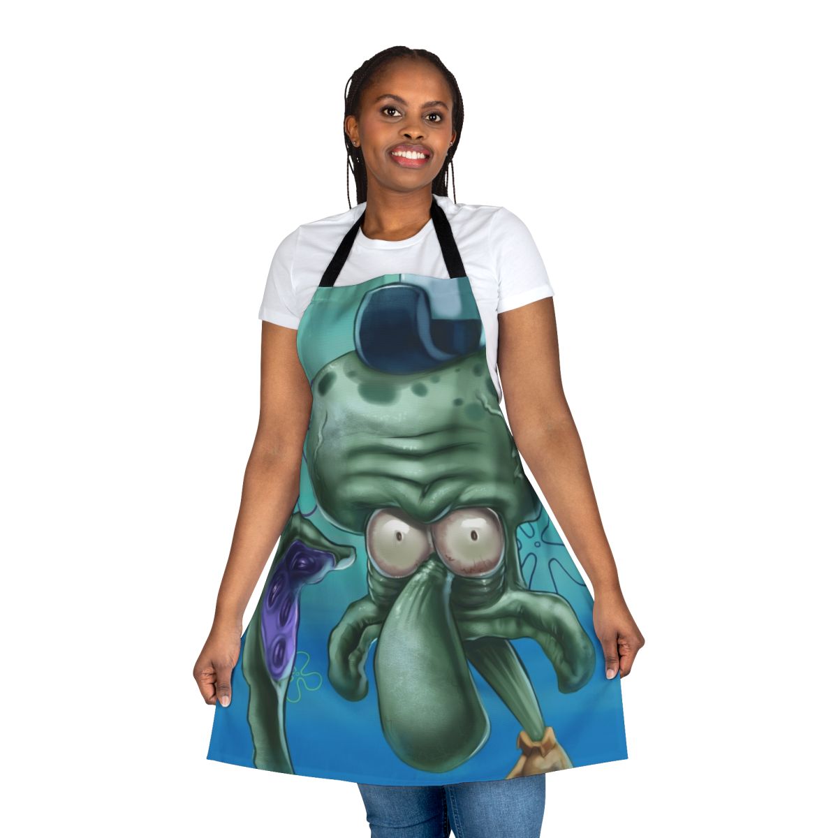 Spongebob cartoon-themed novelty apron