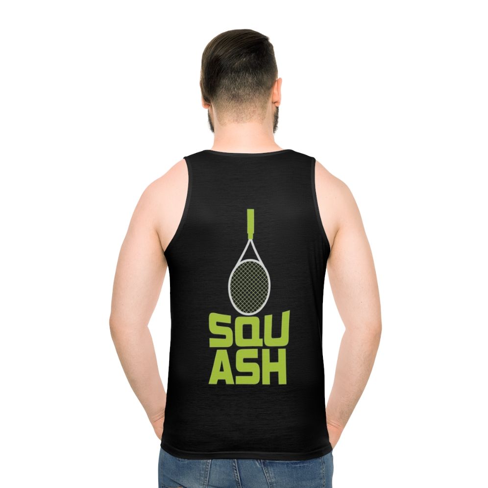 Squash racket sports ball unisex athletic tank top
